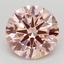 2.43 Ct. Fancy Intense  Pink Round Lab Grown Diamond