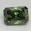 3.01 Ct. Fancy Vivid Green Radiant Lab Grown Diamond