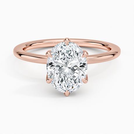 14K Rose Gold Esme Perfect Fit Solitaire Ring