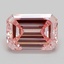 5.03 Ct. Fancy Intense  Pink Emerald Lab Grown Diamond