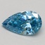 0.57 Ct. Fancy Vivid Blue Pear Lab Grown Diamond