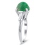 The Mintie Ring, smalltop view on a hand