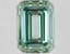 4.46 Ct. Fancy Vivid Green Emerald Lab Grown Diamond