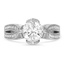 Custom Rounded Split Shank Diamond Ring