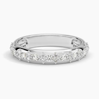 Mosaic Nadia Diamond Ring in Platinum