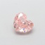 1.02 Ct. Fancy Intense  Pink Heart Lab Grown Diamond