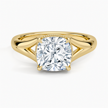 Cora Split Shank Solitaire Ring