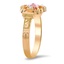The Morley Ring, smalltop view on a hand