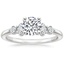 Platinum Miroir Diamond Ring, smalltop view