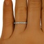 The Takara Ring, smallzoomed in top view on a hand