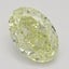 1.36 Ct. Fancy Light Yellow Oval Diamond