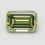 3.01 Ct. Fancy Vivid Green Emerald Lab Grown Diamond