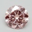 2.00 Ct. Fancy Intense Pink Round Lab Grown Diamond