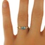 The Elsa Ring, smalltop view on a hand