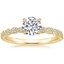18K Yellow Gold Cadence Diamond Ring, smalltop view