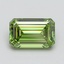 1.01 Ct. Fancy Vivid Green Emerald Lab Grown Diamond
