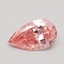 1.05 Ct. Fancy Intense Pink Pear Lab Grown Diamond