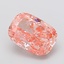 2.32 Ct. Fancy Vivid Pink Cushion Lab Grown Diamond