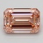 4.04 Ct. Fancy Intense  Pink Emerald Lab Grown Diamond