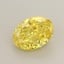1.84 Ct. Fancy Vivid  Yellow Oval Lab Grown Diamond