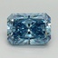 1.97 Ct. Fancy Vivid Blue Radiant Lab Grown Diamond