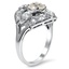 The Helki Ring, smalltop view on a hand