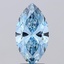 2.13 Ct. Fancy Vivid Blue Marquise Lab Grown Diamond