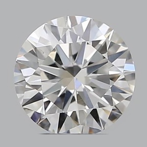 Round diamond — real photo
