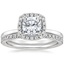 18K White Gold Vienna Diamond Bridal Set (1/2 ct. tw.)