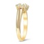 The Kassidi Ring, smalltop view on a hand