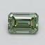 1.03 Ct. Fancy Vivid Green Emerald Lab Grown Diamond