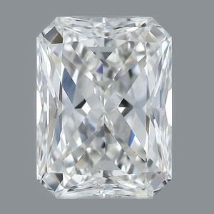 Radiant diamond — real photo