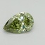2.13 Ct. Fancy Vivid Green Pear Lab Grown Diamond