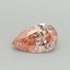 0.34 Ct. Fancy Vivid Pink Pear Lab Grown Diamond