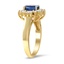 The Dolcie Ring, smalltop view on a hand