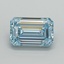 5.02 Ct. Fancy Intense Blue Emerald Lab Grown Diamond