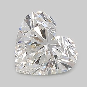 Heart diamond — real photo