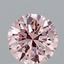 1.53 Ct. Fancy Intense Pink Round Lab Grown Diamond