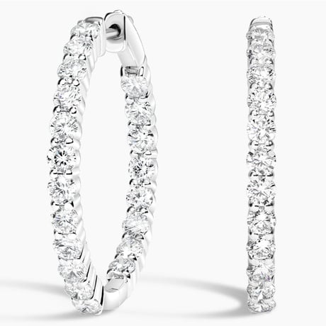 Alisha Lab Grown Diamond Hoop Earrings (3 3/4 ct. tw.)