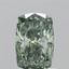 1.01 Ct. Fancy Vivid Green Cushion Lab Grown Diamond
