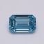 1.09 Ct. Fancy Intense Blue Emerald Lab Grown Diamond