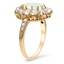 The Candiss Ring, smalltop view on a hand