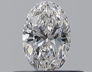 Oval diamond — real photo