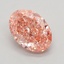 1.88 Ct. Fancy Vivid Pink Oval Lab Grown Diamond