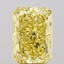 8.07 Ct. Fancy Intense Yellow Radiant Lab Grown Diamond