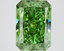 3.75 Ct. Fancy Vivid Green Radiant Lab Grown Diamond