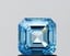 1.12 Ct. Fancy Vivid  Blue Asscher Lab Grown Diamond