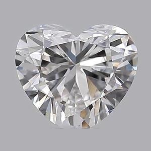 Heart diamond — real photo
