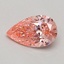 0.51 Ct. Fancy Vivid Pink Pear Lab Grown Diamond