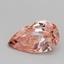 0.68 Ct. Fancy Intense Pink Pear Lab Grown Diamond